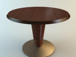 round pedestal table 3D Model