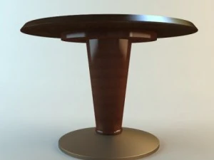 round pedestal table 3D Model