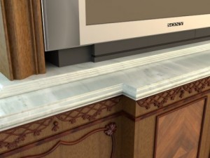 tv and stand 3D-Modell