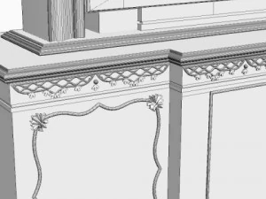 tv and stand 3D Model