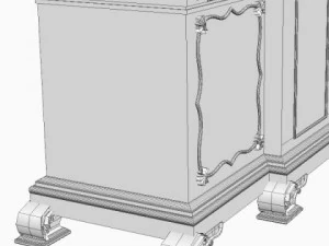 tv and stand 3D Model