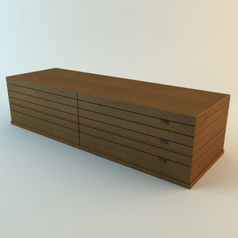 low storage cabinet 3Dモデル .c4d .max .obj .3ds .fbx .stl .blend