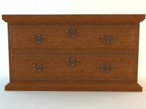 small drawer chest 3D Model
