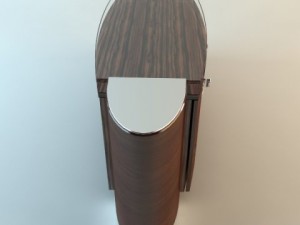 zebrawood buffet cabinet 3Dモデル