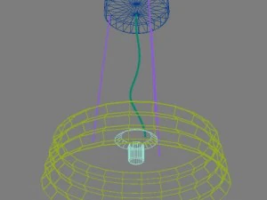contemporary hanging lamp 3D Model