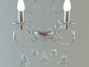 detailed sconce lamp 3D Model