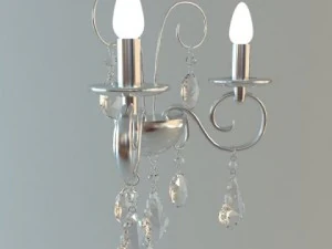 detailed sconce lamp 3D Model