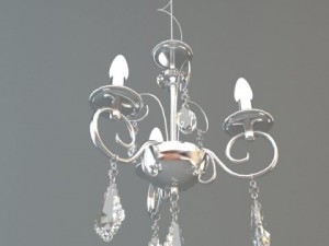 detailed chandelier 3D Модель