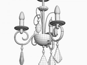 detailed chandelier 3D Модель