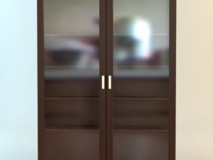bookshelf cabinet vitrine 3D Model