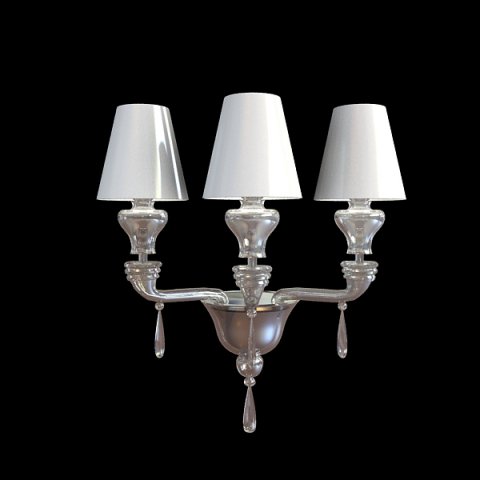 classical sconce light Model 3D .c4d .max .obj .3ds .fbx .stl .blend 