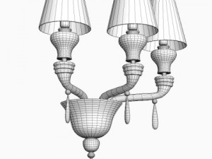 classical sconce light Model 3D