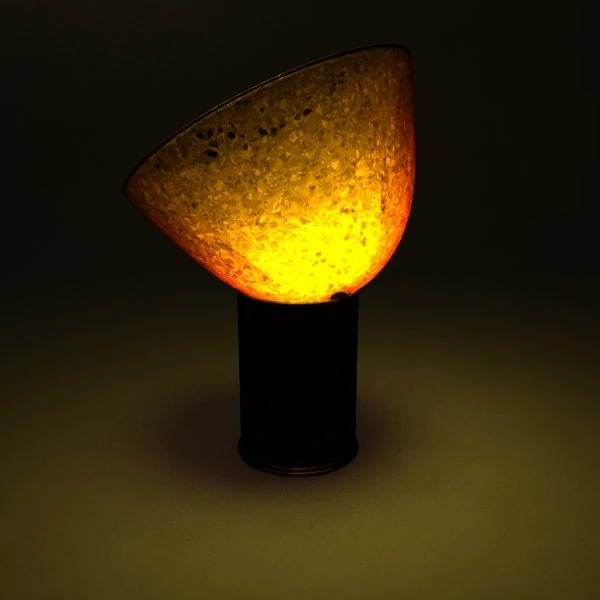 amber floor lamp 3D Model .c4d .max .obj .3ds .fbx .stl .blend 
