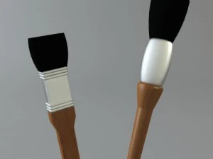 artists brushes 3D Model