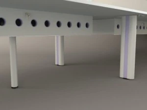 long workstation desk 3D Model