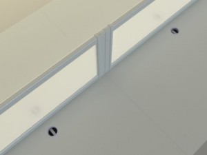 long workstation desk 3D Модель