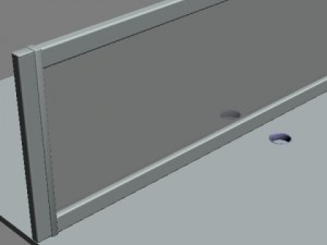 long workstation desk 3D Модель