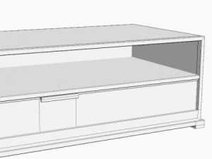 tv stand Modelo 3D