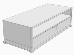 tv stand Modelo 3D