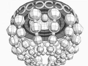 plafoniera Modello 3D