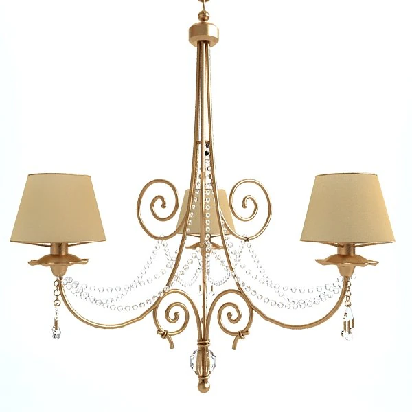 chandelier 3D Model .c4d .max .obj .3ds .fbx .stl .blend 