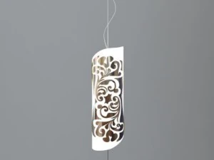 lustre contempor&acirc;neo ornamentado Modelo 3D