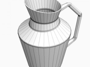 shiny metal pitcher 3D 모델