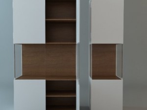 contemporary display  storage unit 3D Model