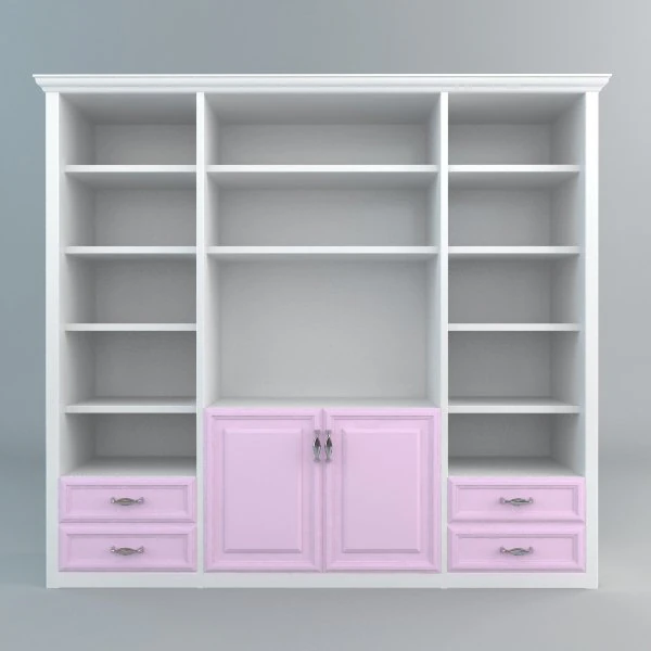 display  storage cabinet 3D Model .c4d .max .obj .3ds .fbx .stl .blend 