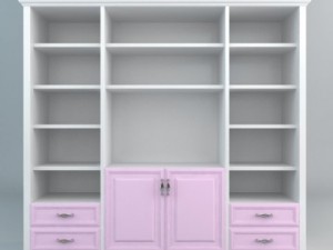 display  storage cabinet 3D Model