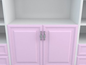 display  storage cabinet 3D Model