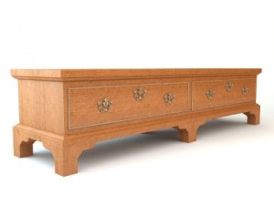 cedar or blanket chest Model 3D