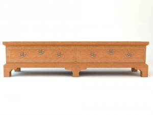 cedar or blanket chest Model 3D