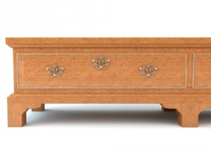cedar or blanket chest Model 3D