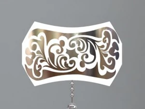 вишукане сучасне настінне бра 3D Модель