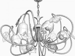 celling light fixture Model 3D