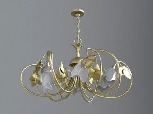 celling light fixture Model 3D