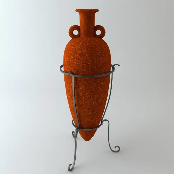 ceramic pot 3D Model .c4d .max .obj .3ds .fbx .stl .blend 