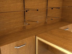 desk and cabinets 3Dモデル