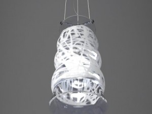 pendant contemporary chandelier Model 3D