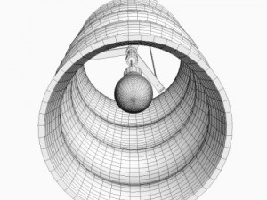 pendant contemporary chandelier Model 3D