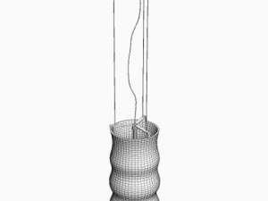 pendant contemporary chandelier Model 3D