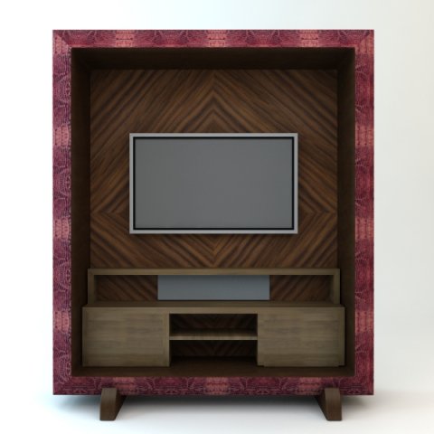 tv cabinet Modelo 3D .c4d .max .obj .3ds .fbx .stl .blend 