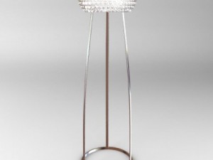 glass bead floor lamp 3D Model