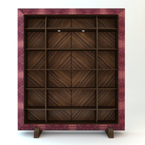 display case cabinet 3D-Modell .c4d .max .obj .3ds .fbx .stl .blend 