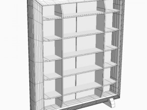 display case cabinet 3D-Modell