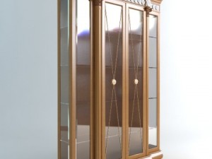 display case vitrine Model 3D