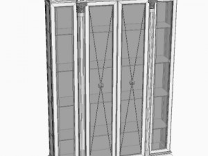 display case vitrine 3D 模型