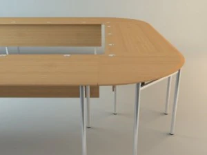 long conference table 3D Model
