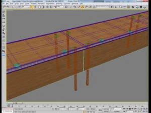 long conference table 3D Model